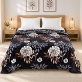 Plushmink Floral Print Winter Blanket at Zubaidas Homestore