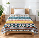 Plushmink Geometric Striped Winter Blanket Single Bed Size at Zubaidas Homestore 