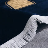 Plushmink Modern Geometric Centerpiece Islamic 3D Prayer Mat at Zubaidas Homestore Pakistan