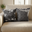 Plushmink Printed Filled Cushions-Linear Luxe at Zubaidas Homestore Pakistan