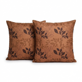 Plushmink Printed Filled Cushions-Ochre at Zubaidas Homestore Best for home Shopping