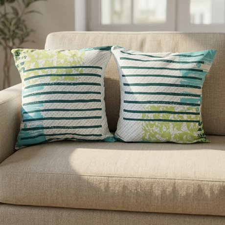 Plushmink Printed Filled Cushions-Wave at Zubaidas Homestore Pakistan