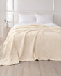 Plushmink Sherpa Jacquard Throw Blanket Cream at Zubaidas Homestore