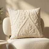 Plushmink Solid Mink Cushion Almond at Zubaidas Homestore