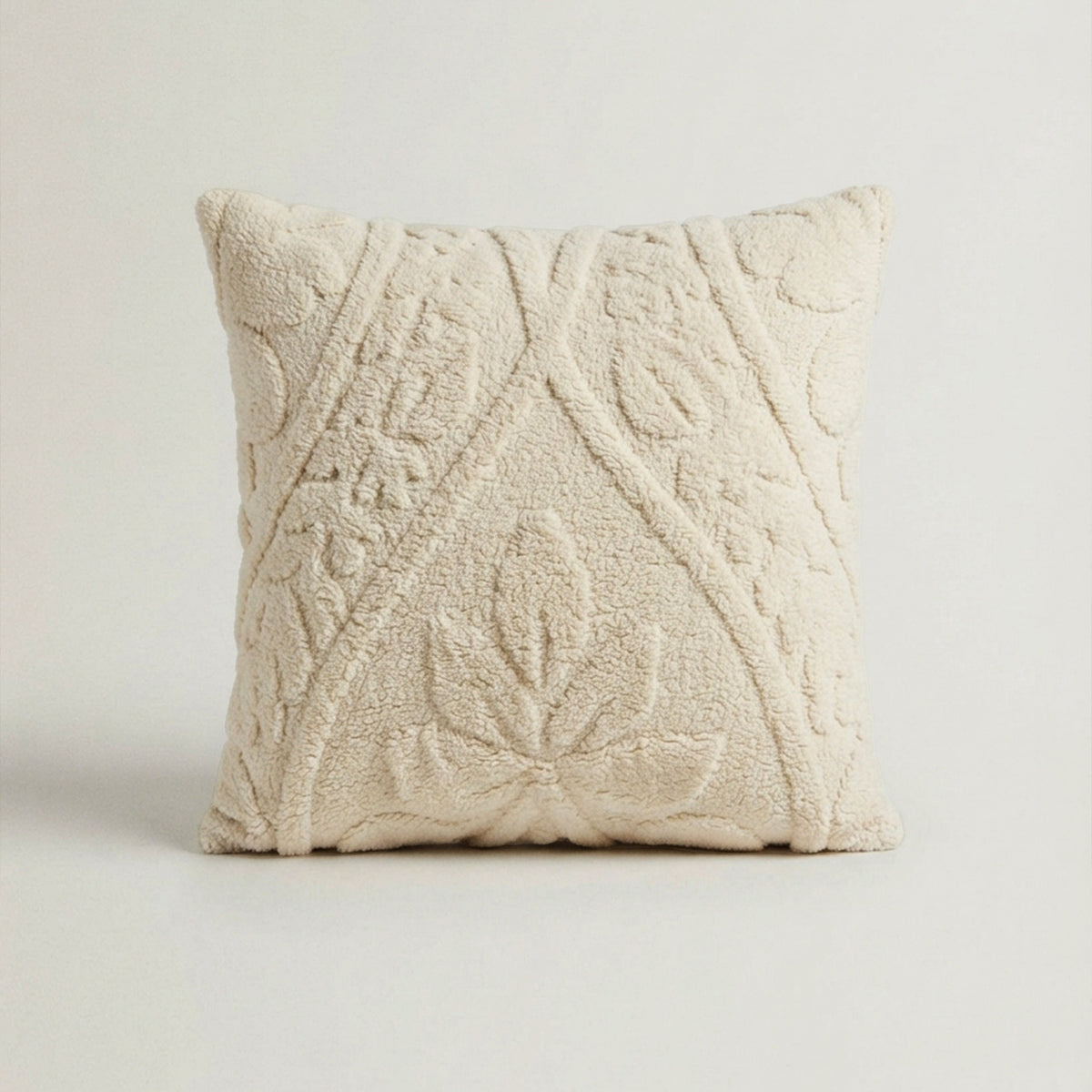 Plushmink Solid Mink Cushion Almond at Zubaidas Homestore Pakistan