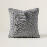 Plushmink Solid Mink Cushion Carbon at Zubaidas Homestore Pakistan