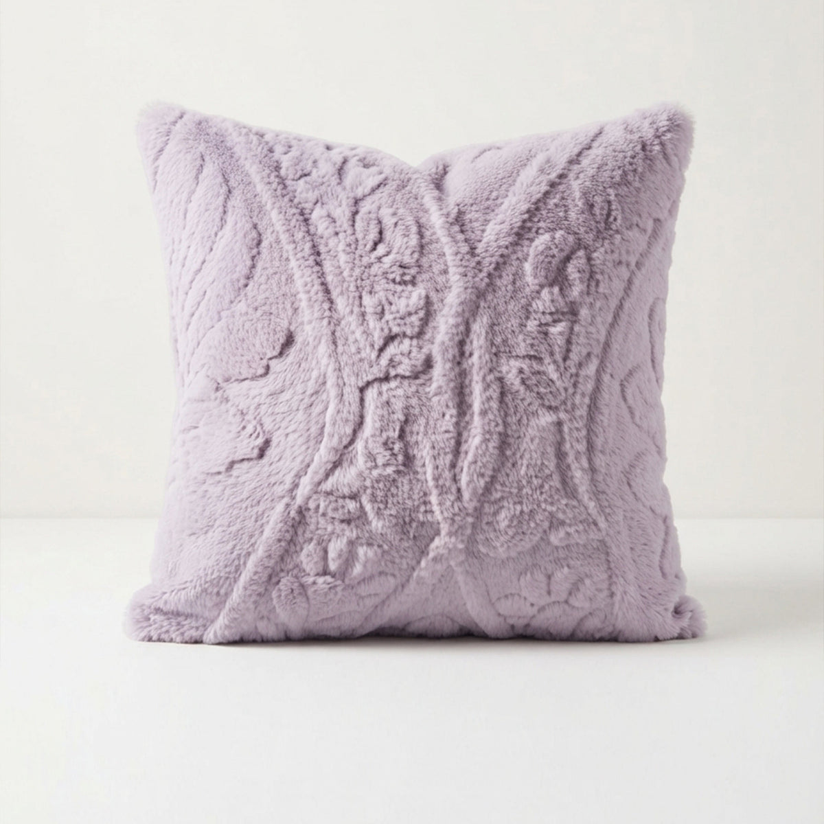 Plushmink Solid Mink Cushion Heather at Zubaidas Homestore Pakistan