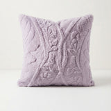 Plushmink Solid Mink Cushion Heather at Zubaidas Homestore Pakistan