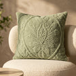 Plushmink Solid Mink Cushion Moss at Zubaidas Homestore
