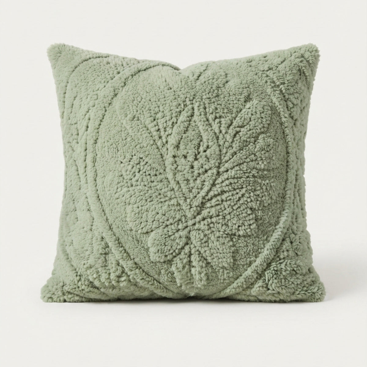 Plushmink Solid Mink Cushion Moss at Zubaidas Homestore Pakistan