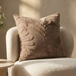 Plushmink Solid Mink Cushion Truffle at Zubaidas Homestore