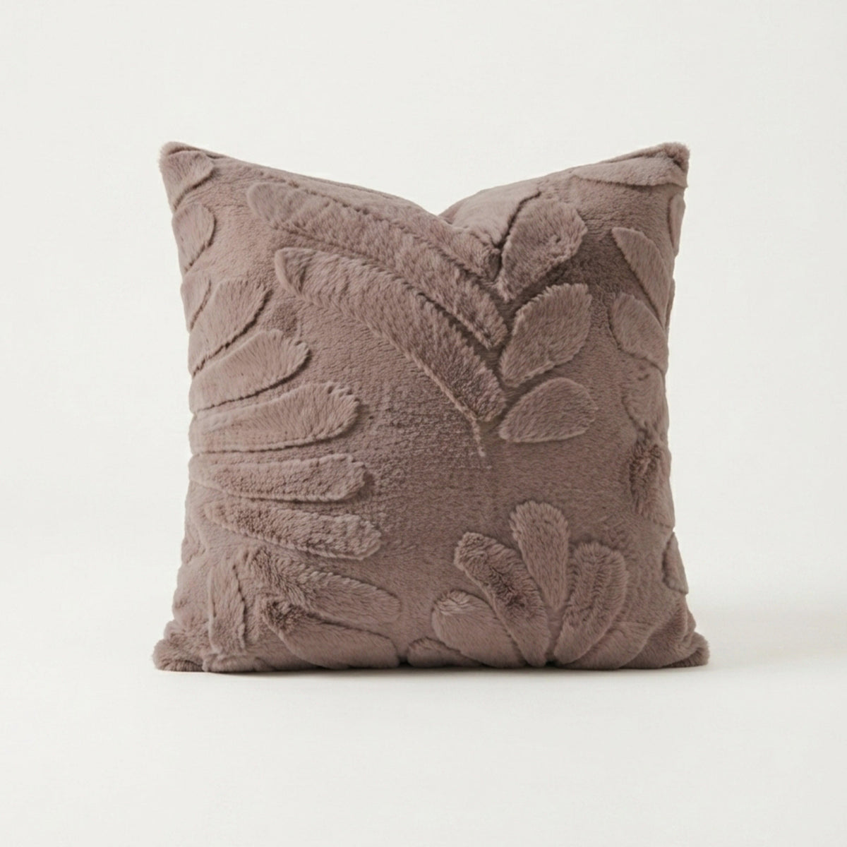 Plushmink Solid Mink Cushion Truffle at Zubaidas Homestore Pakistan