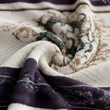 Plushmink Supremo Flannel AC Blanket - Pine Double at Zubaidas Homestore Best for Home Shopping