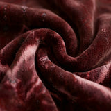 Plushmink Supremo Flannel AC Blanket Redwood Double with Border at Zubaidas Homestore Best for Home Shopping