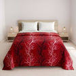 Plushmink Supremo Flannel AC Blanket Wildrose Double with Border at Zubaidas Homestore Pakistan