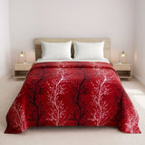 Plushmink Supremo Flannel AC Blanket Wildrose Double with Border at Zubaidas Homestore Pakistan