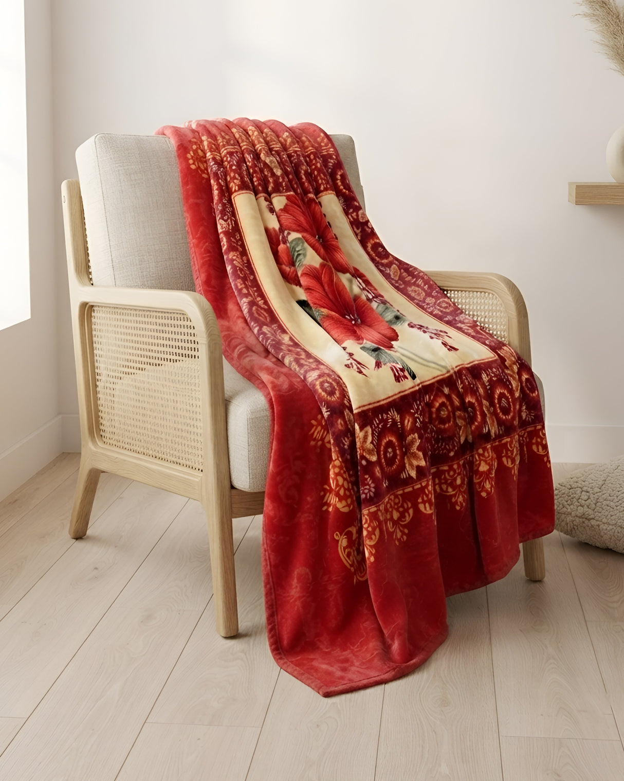 Plushmink Wonder Flannel AC Blanket Maribel at Zubaidas Homestore - The Best Collection of Blankets in Pakistan