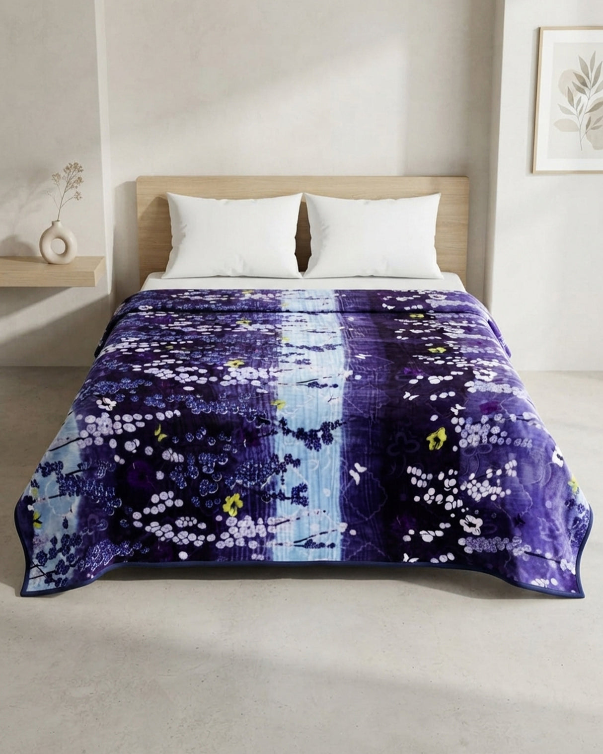Plushmink Wonder Flannel AC Blanket Marina at Zubaidas Homestore