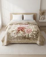 Plushmink Wonder Flannel AC Blanket Oat at Zubaidas Homestore