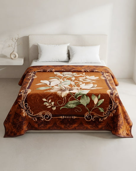 Plushmink Wonder Flannel AC Blanket Timber at Zubaidas Homestore