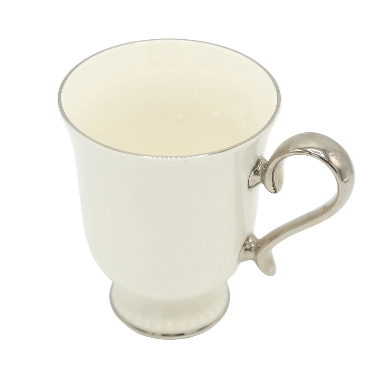 Porcelain Tea Mug with Silver Handle at Zubaidas Homestore Pakistan
