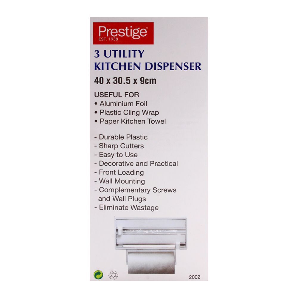 Prestige 3-in-1 Kitchen Utility Dispenser at Zubaidas Homestore