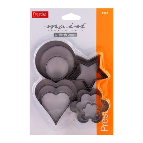 Prestige Biscuit Cutters 12 Pieces at Zubaidas Homestore