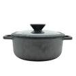 Prestige Cast Iron Casserole Pot with Glass Lid 20cm at Zubaidas Homestore. Most Trusted Homestore in Pakistan