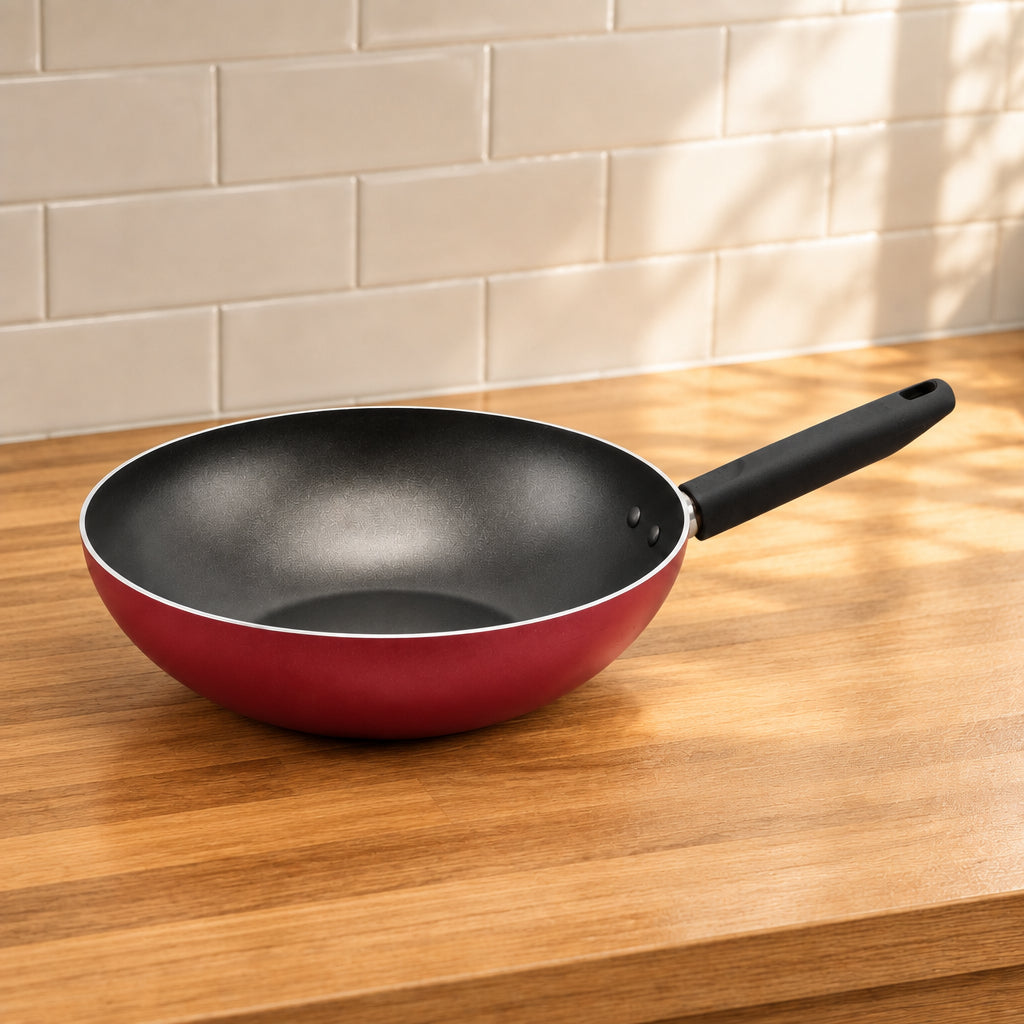 Prestige Classique Non Stick Covered Wok Pan 28cm at Zubaidas Homestore