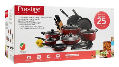 Prestige Cookware 25 Piece Set BHO-20499 at Zubaidas Homestore Pakistan