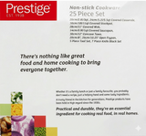 Prestige Cookware 25 Piece Set BHO-20499 at Zubaidas Homestore - Pakistan's Favorite Destination for Home Shopping