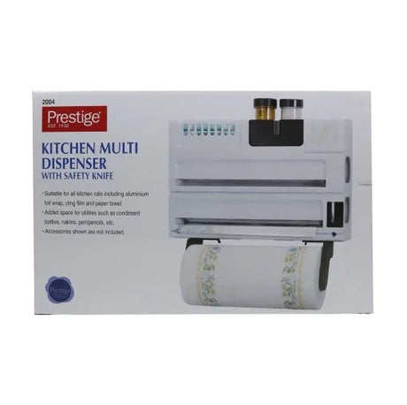 Prestige Kitchen Multi Dispenser with Safety Knife at Zubaidas Homestore