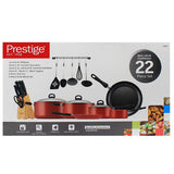 Prestige Non Stick Cookware Set 22 Pieces at Zubaidas Homestore Pakistan