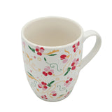 Printed Porcelain Mug White Floral 350ml at Zubaidas Homestore&nbsp; Pakistan