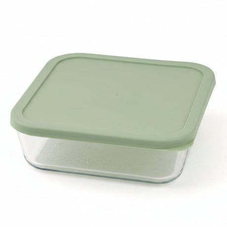 Pyrex Rectangle Glass Food Storage Container 3 Pieces Green at Zubaidas Homestore Pakistan