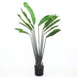 Ravenala Palm Artificial Plant with Black Pot at Zubaidas Homestore - The Lagest Collection Of Decor in Pakistan