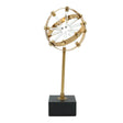 Realm Spherical Brass Sculpture at Zubaidas Homestore Pakistan