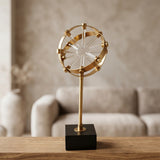 Realm Spherical Brass Sculpture at Zubaidas Homestore