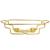 Rectangular Glass Chafing Dish With Gold Warmer Stand 2L at Zubaidas Homestore Online Pakistan