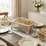 Rectangular Serving Plate Withe Stand 34cm at Zubaidas Homestore Best for Home Shopping