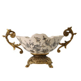 Retro High end Fruit Bowl Binaural Ceramic at Zubaidas Homestore Pakistan