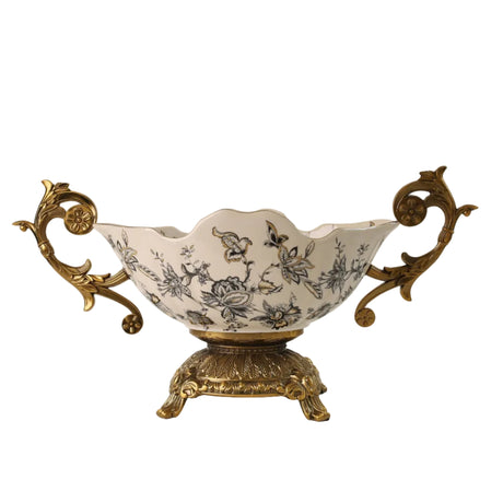 Retro High end Fruit Bowl Binaural Ceramic at Zubaidas Homestore Pakistan