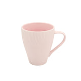 Ribbed Pattern Ceramic Coffee Mug 420ml Pink at Zubaidas Homestore Pakistan
