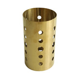 Round Gold Stainless Steel Spoon Holder 17.5cm at Zubaidas Homestore Online Pakistan