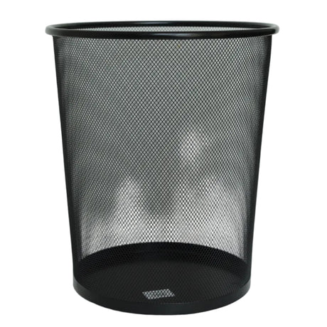 Round Metal Wastebasket Black at Zubaidas Homestore Pakistan