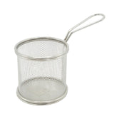 Round Stainless Steel Fries Serving Basket at Zubaidas Homestore. Most Trusted Homestore in Pakistan
