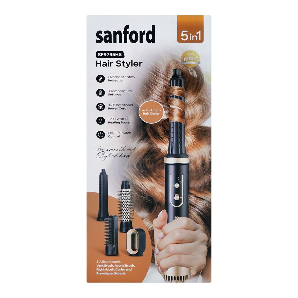 Sanford 5-In-1 Hair Styler Set 1200W SF-9795HS at Zubaidas Homestore