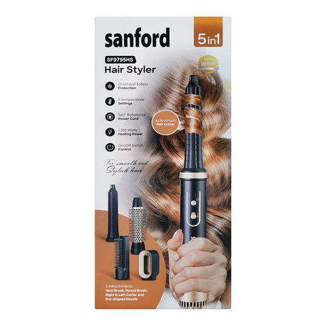 Sanford 5-In-1 Hair Styler Set 1200W SF-9795HS at Zubaidas Homestore