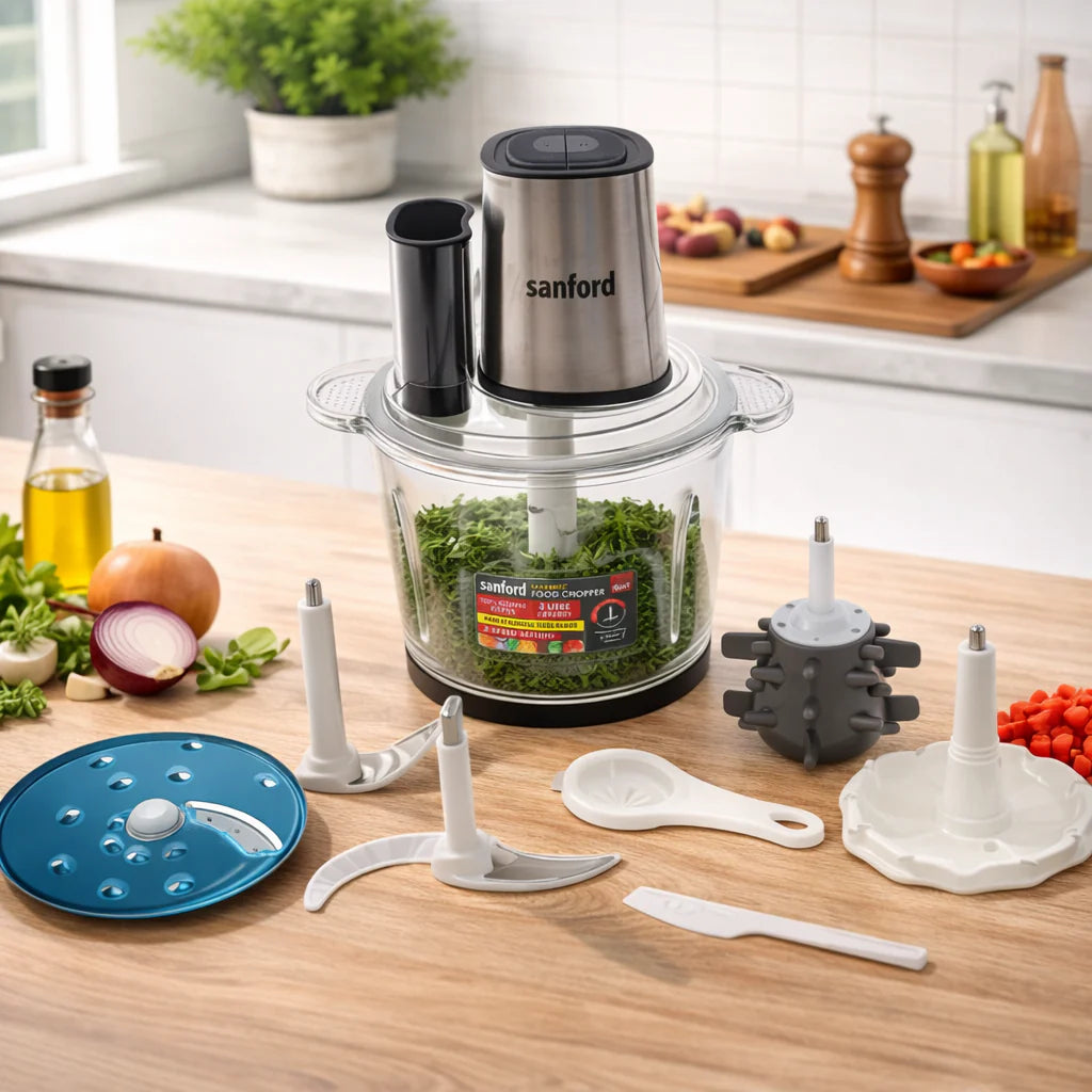 Sanford 6-In-1 Multi-Functional Food Chopper 500W at Zubaidas Homestore Pakistan