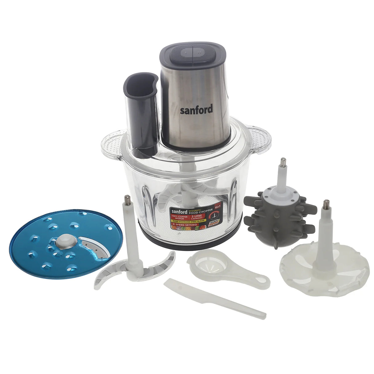 Sanford 6-In-1 Multi-Functional Food Chopper 500W at Zubaidas Best Online Homestore in Pakistan